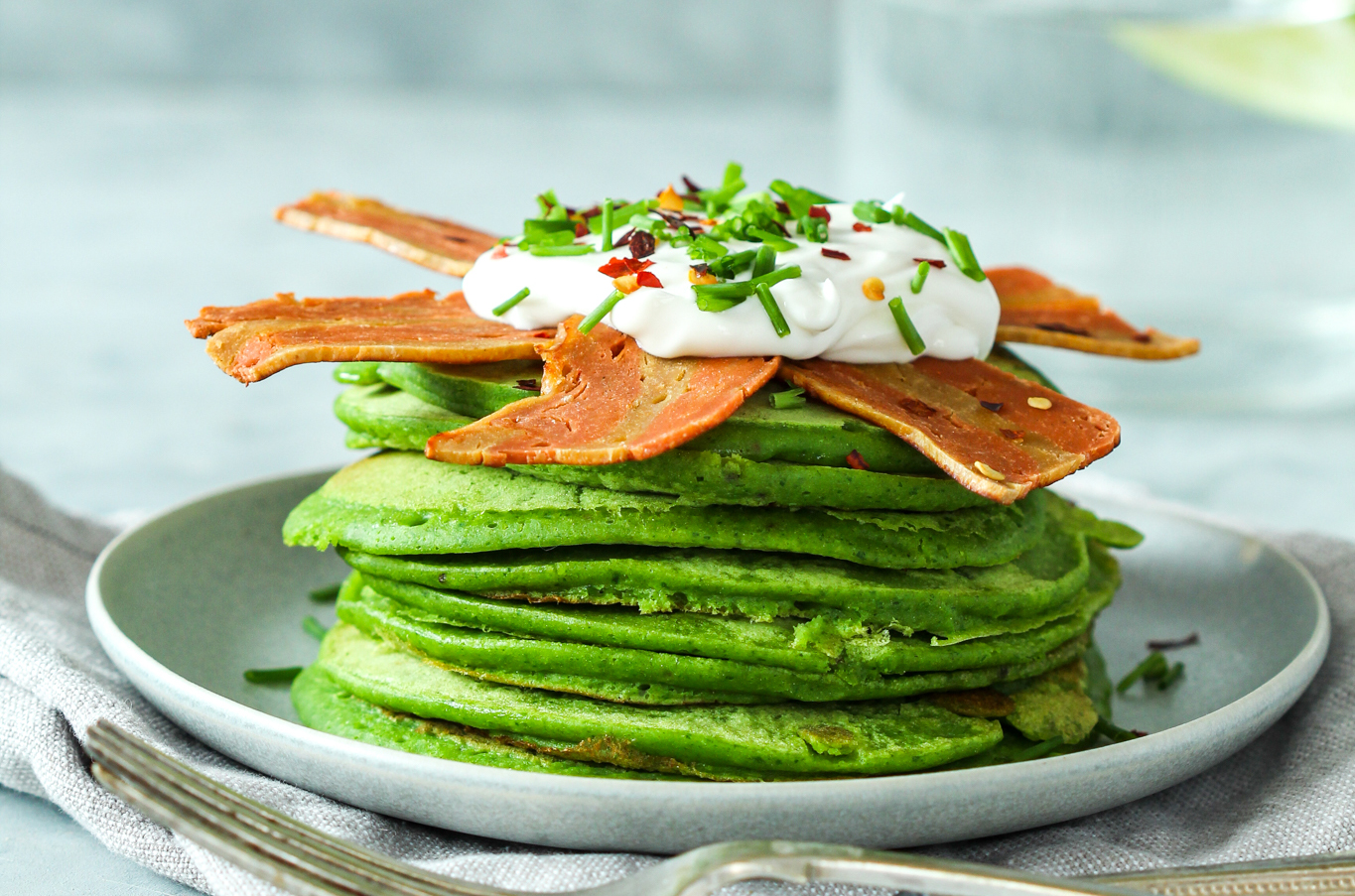 Vegan Spinach Pancakes