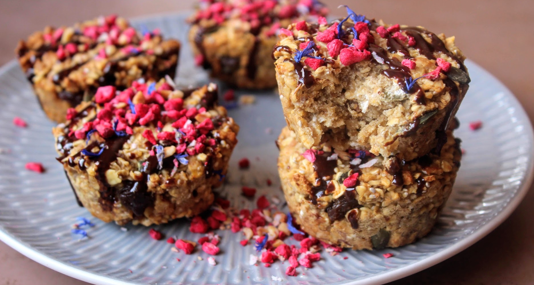 Protein Banana Flapjack Bites
