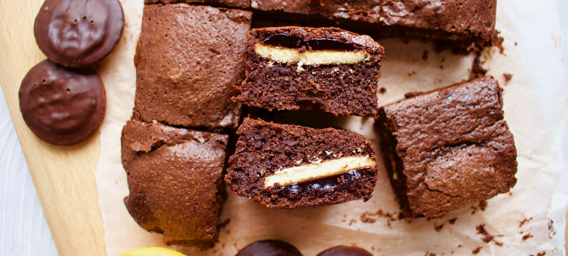 Jaffa Cake Orange Brownies