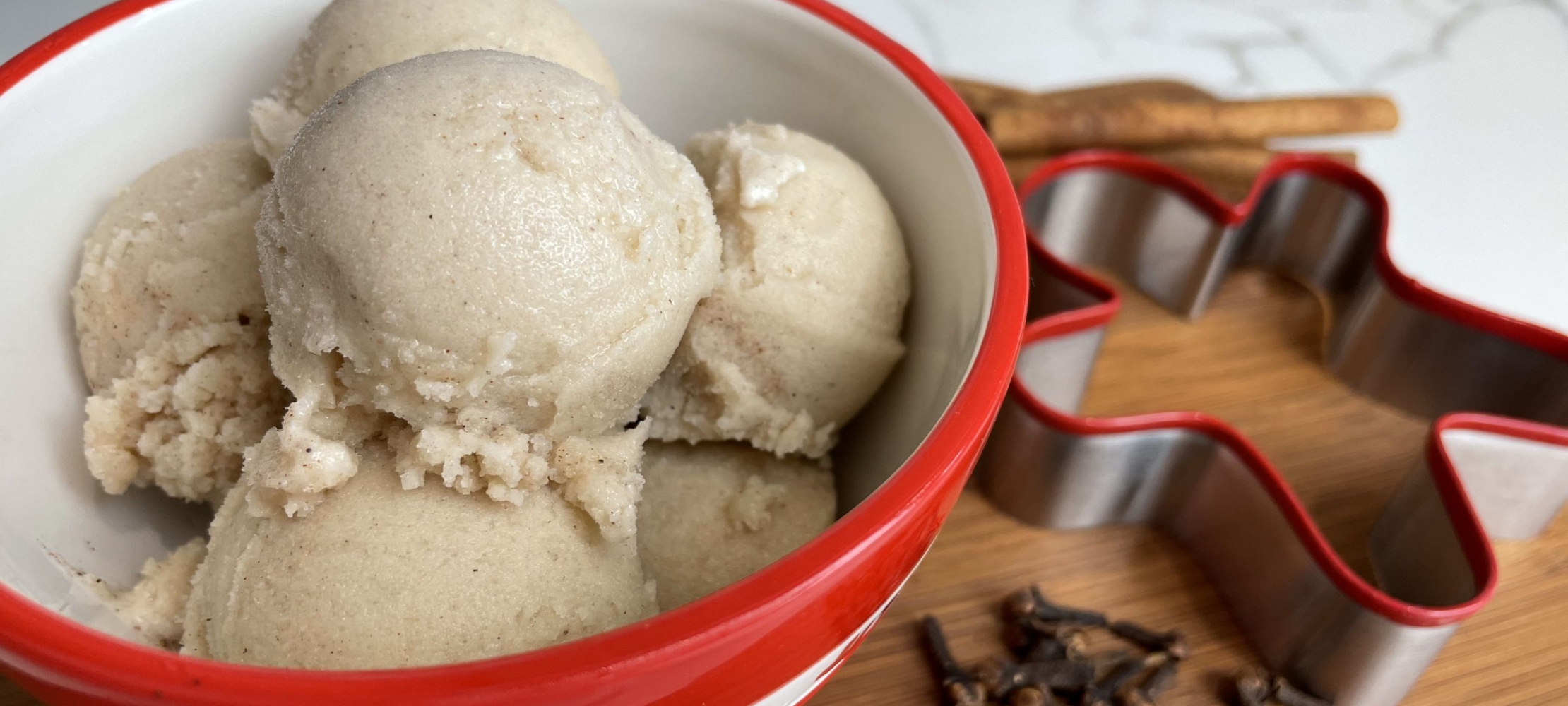 Lite Gingerbread Ice Cream