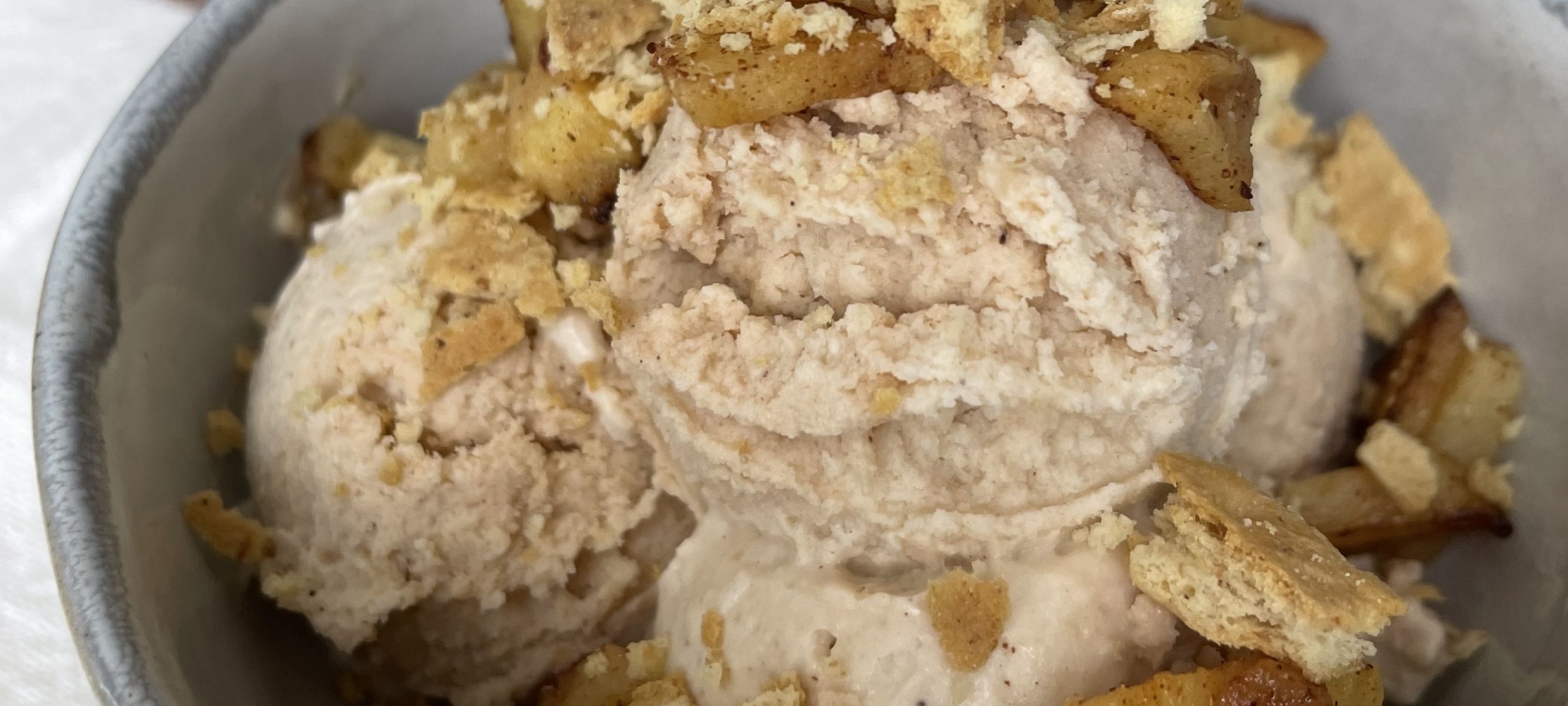 Caramel Apple Cheesecake Ice Cream