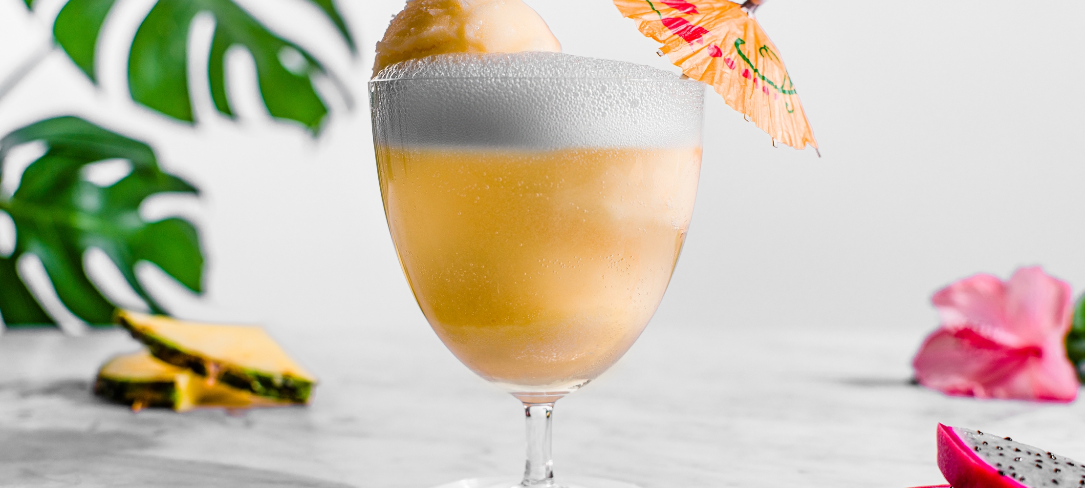 Truly Tropical Punch Pineapple Float