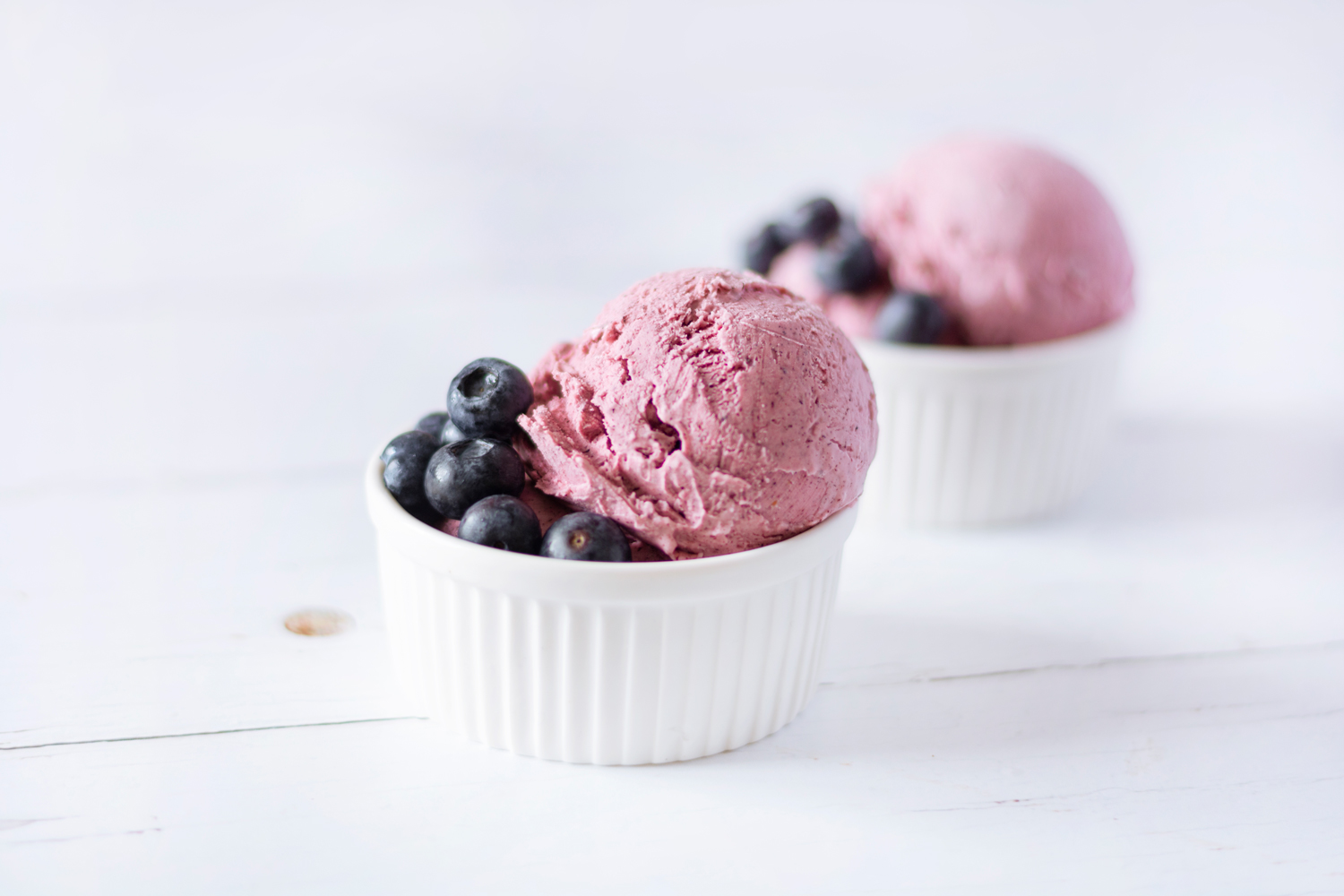 BlueberryLemon Vegan Frozen Yogurt