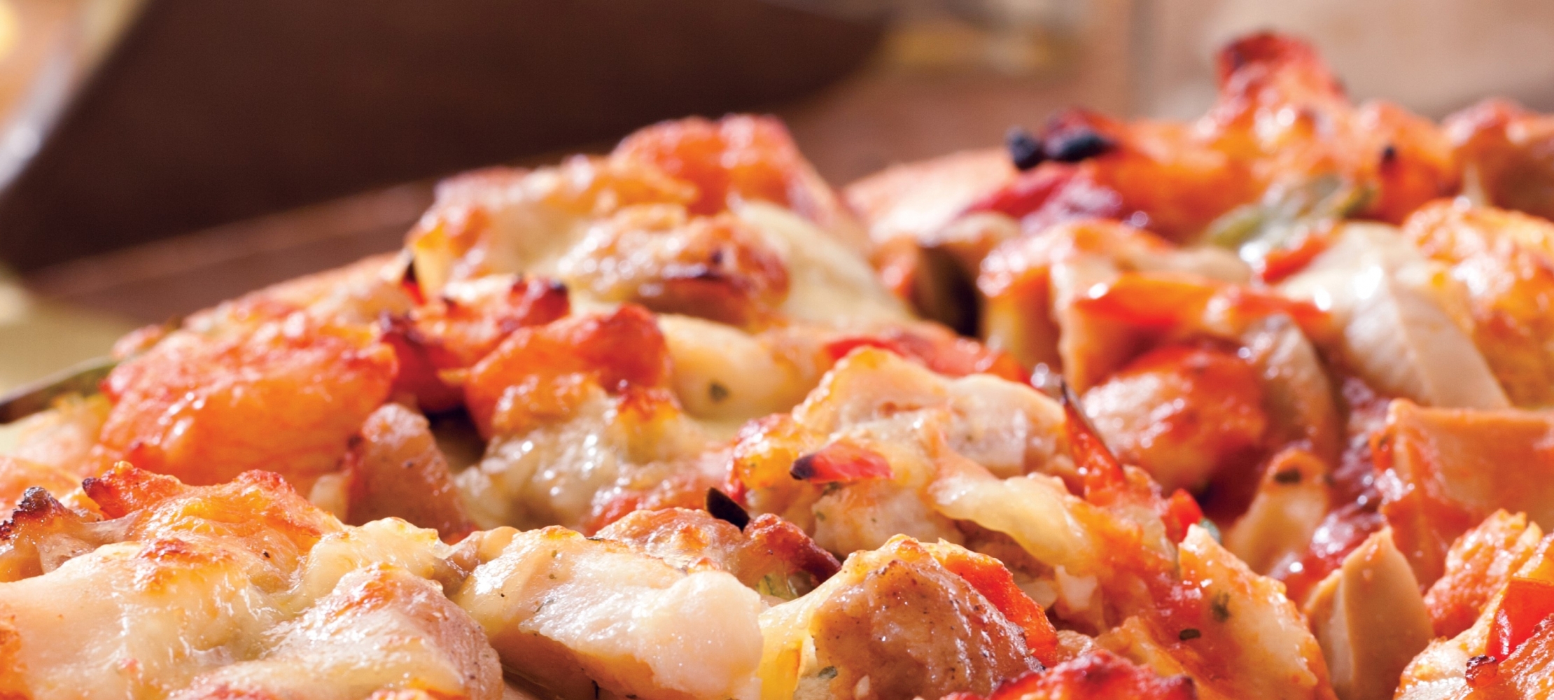 BBQ Chicken Finger Pizza