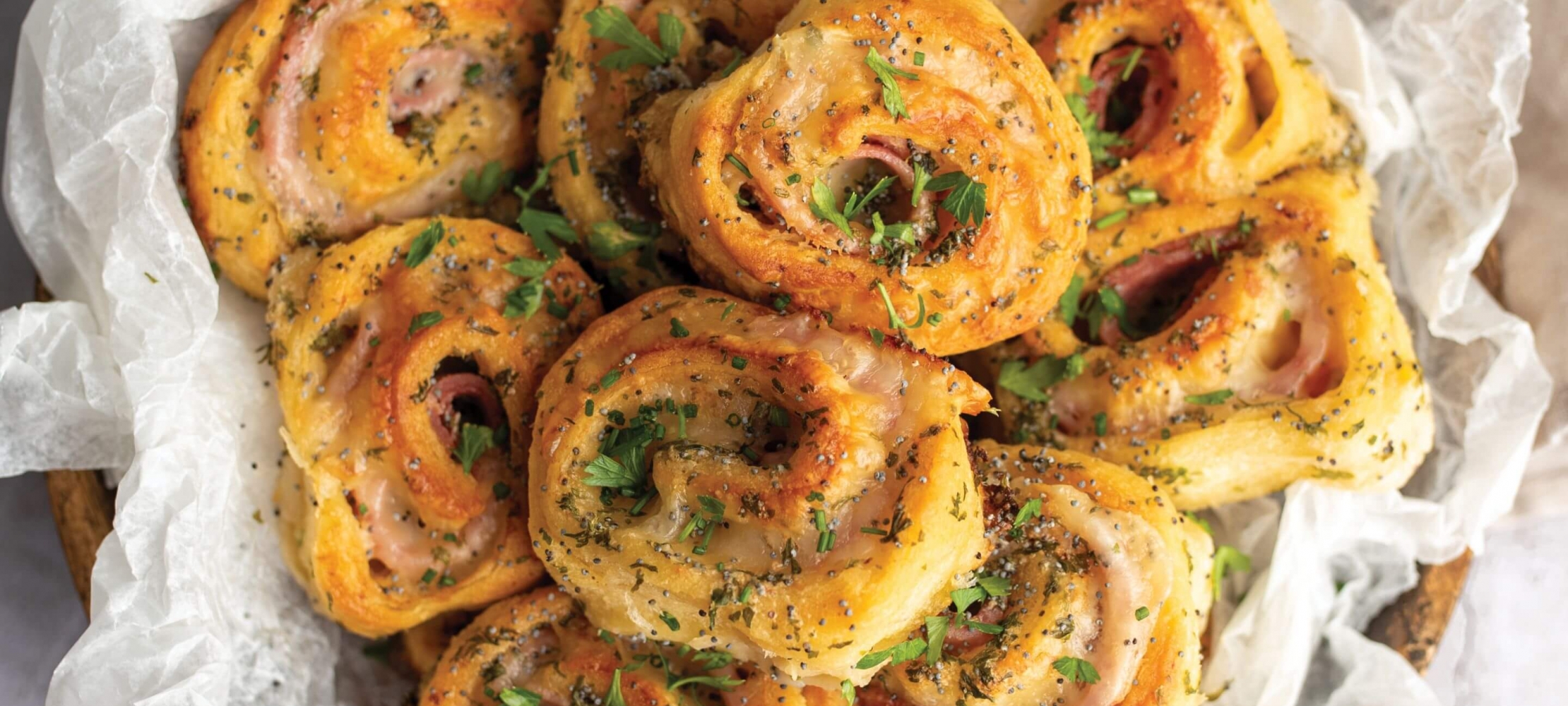 Ham & Cheese Pinwheels