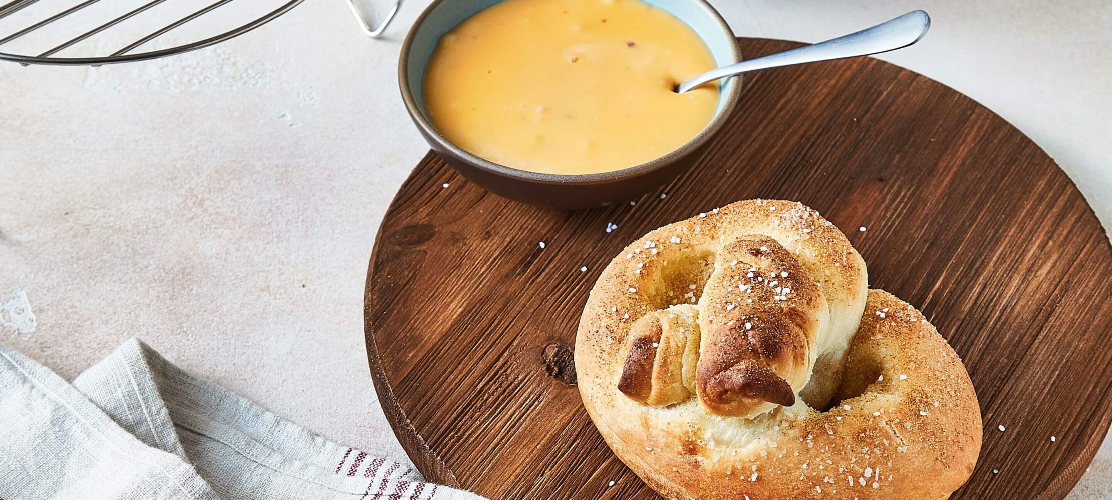 Giant Soft Pretzel with Beer Cheese