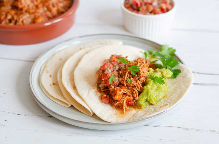 Chicken Tinga Tortillas