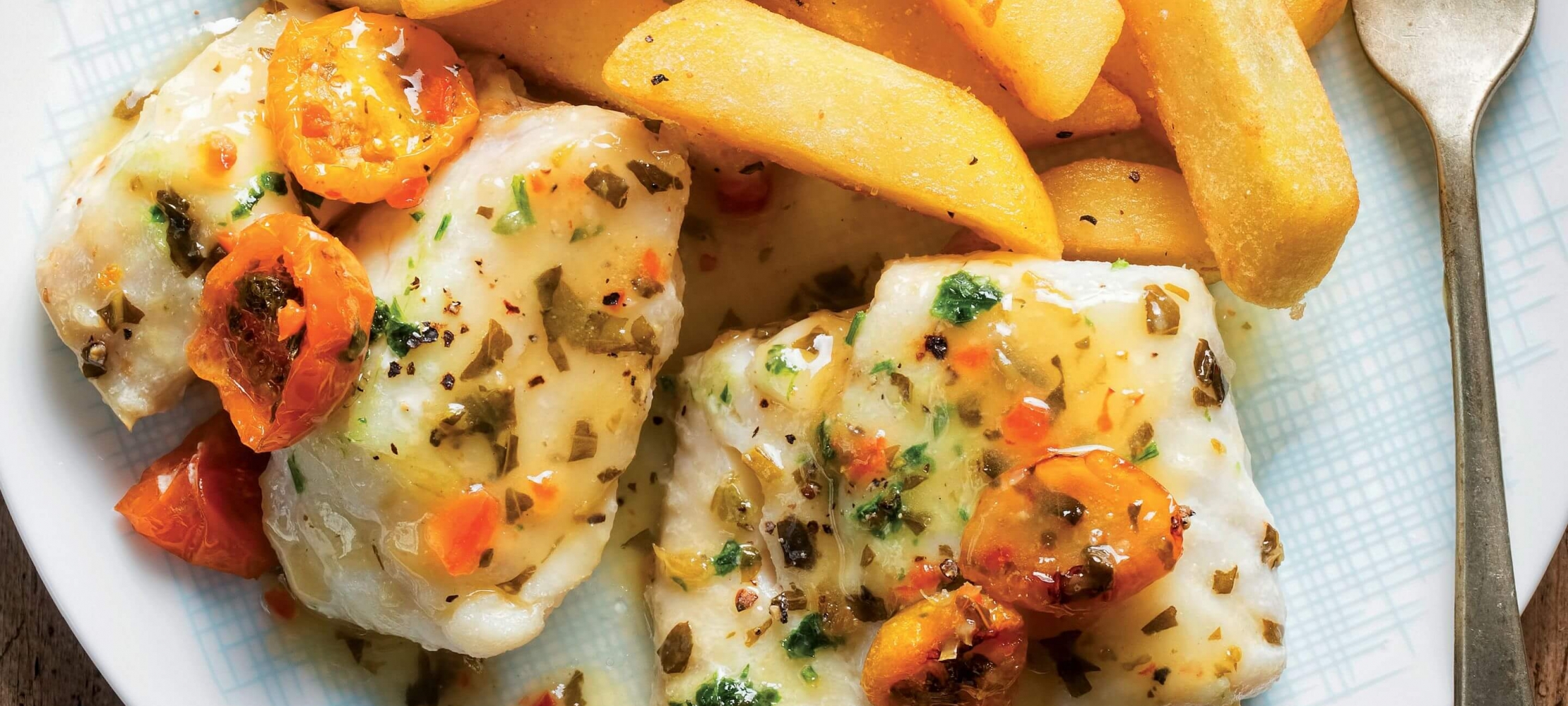Sheet Pan Baked Fish and Chips