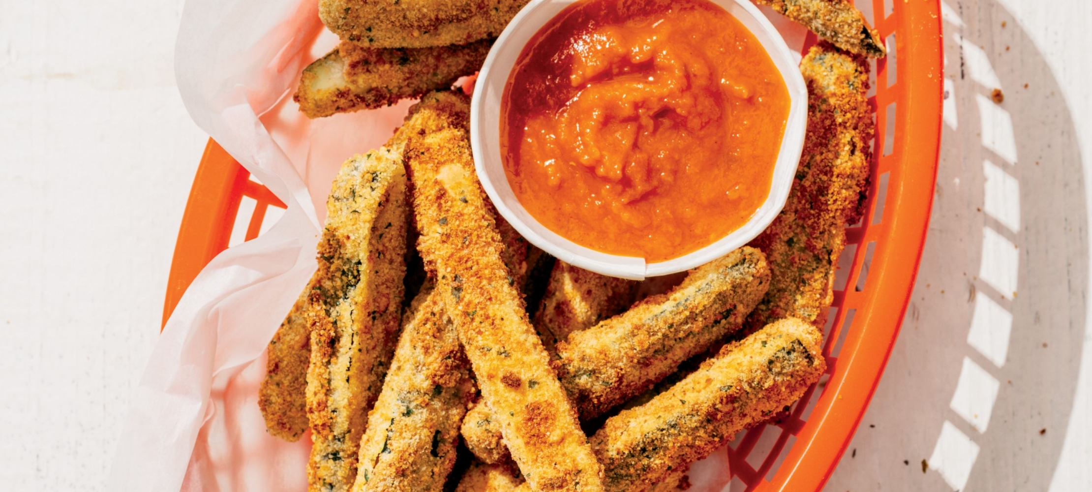 Zucchini Fries with Marinara Sauce