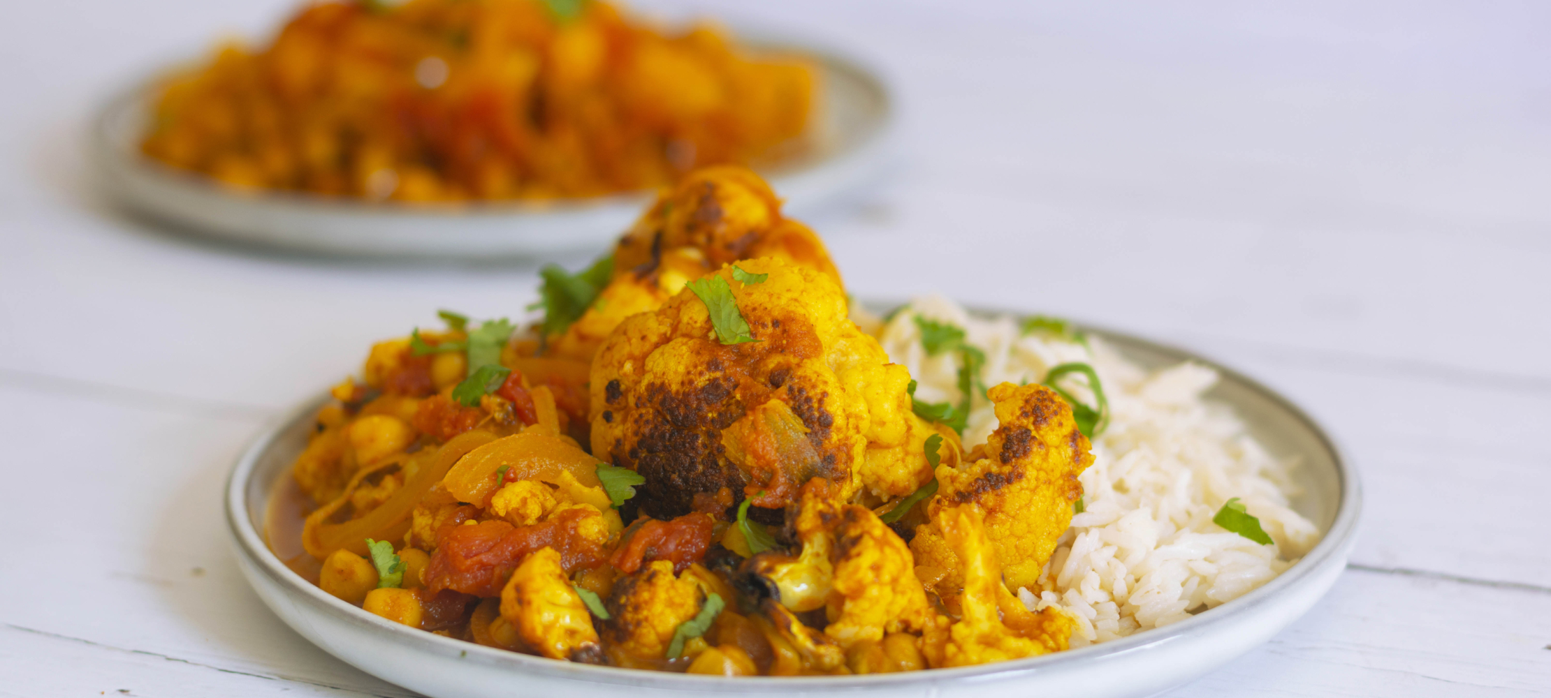 Spiced Cauliflower & chickpea curry