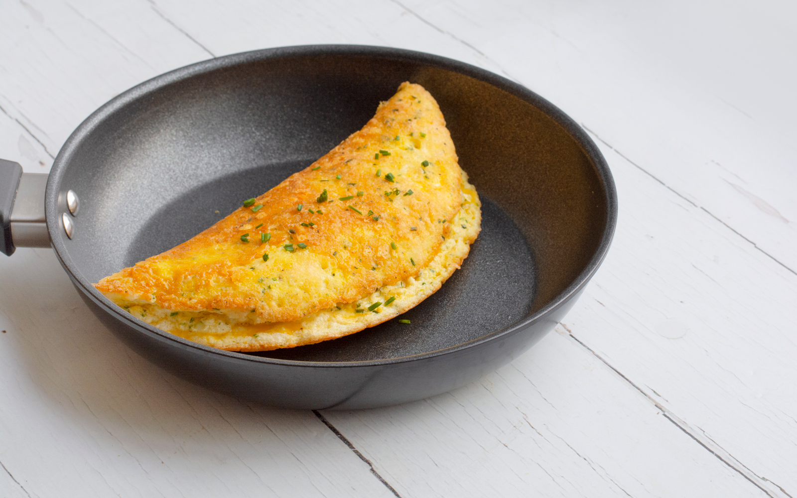 Cheese & Chive Soufflé Omelette