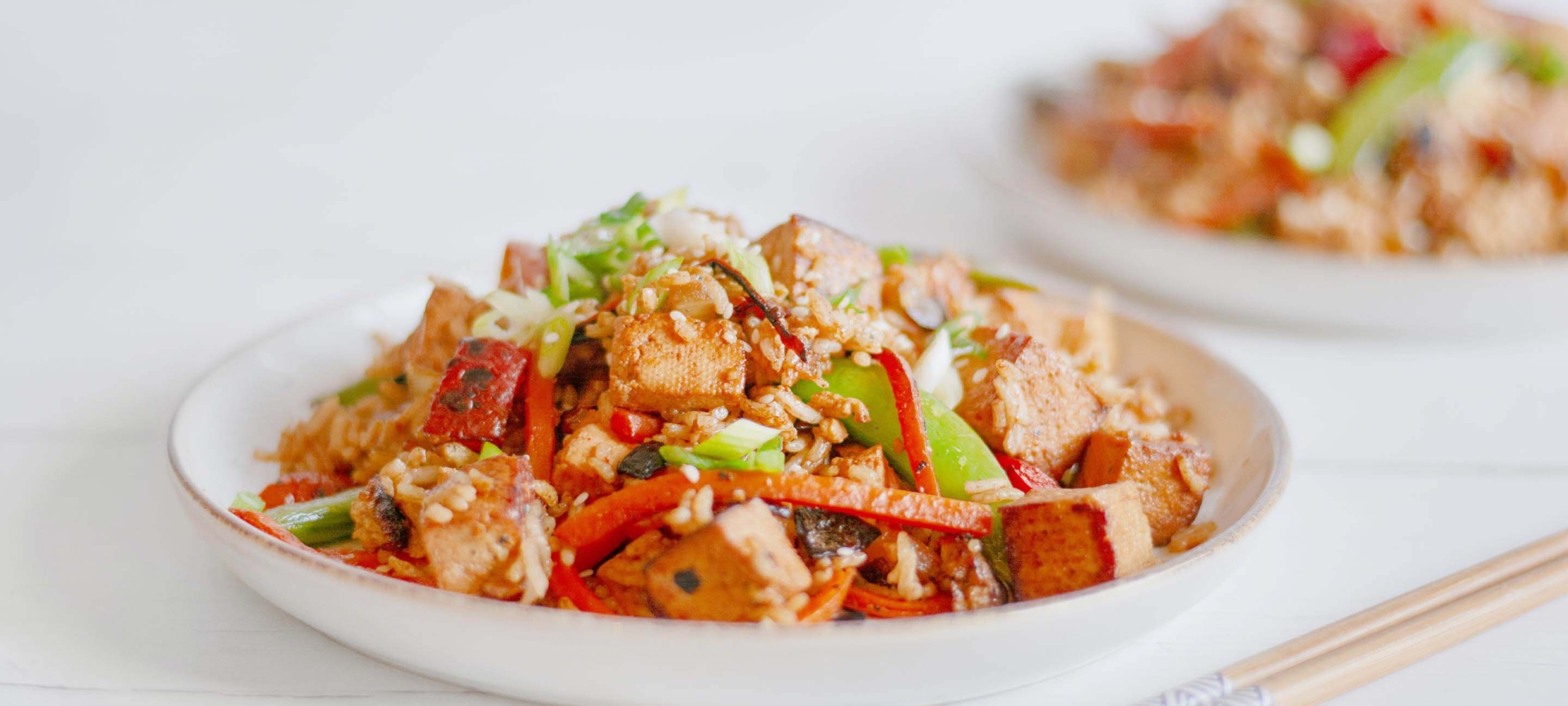 Marinated Tofu Fried Rice