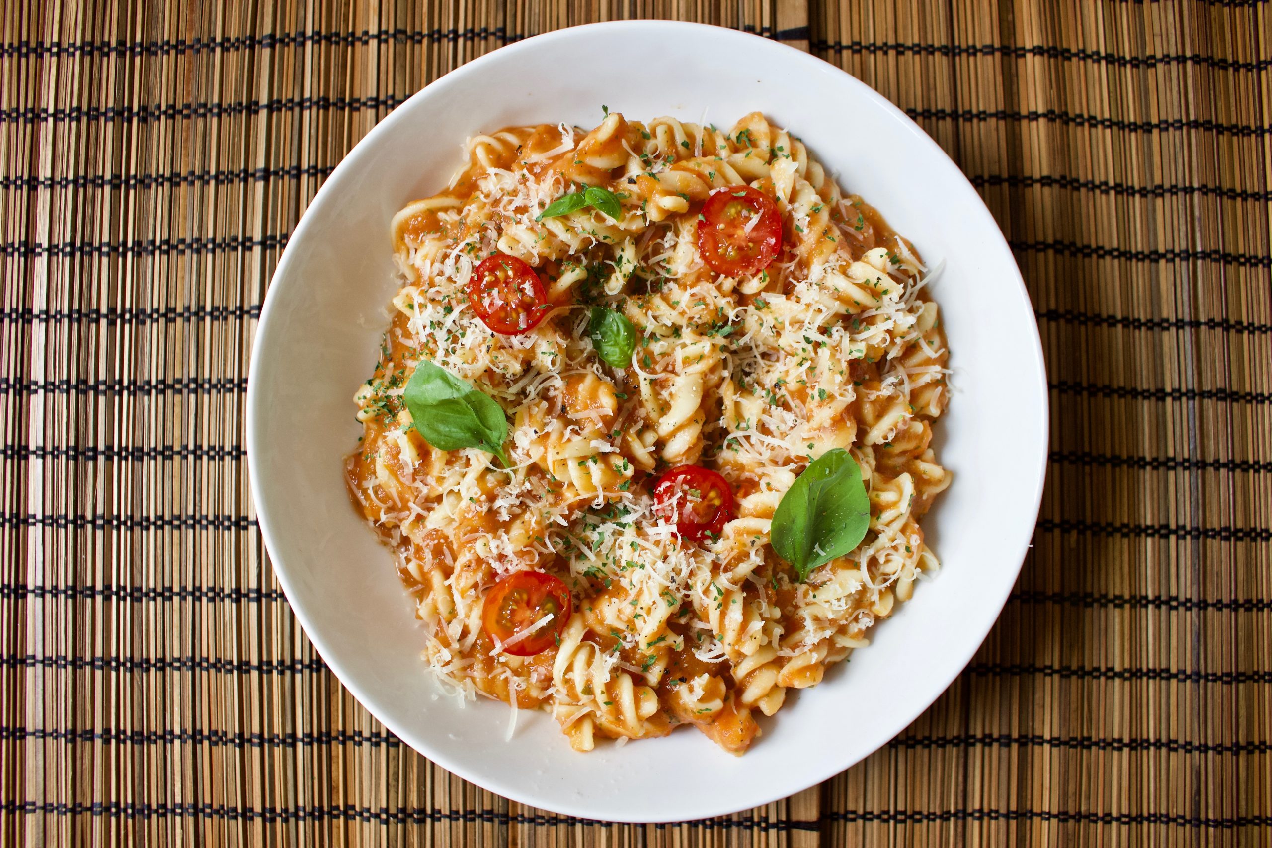 Slow Cooked Roasted Tomato Pasta –