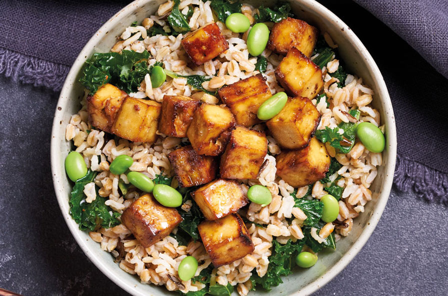 Grains, Greens & Tofu Bowl