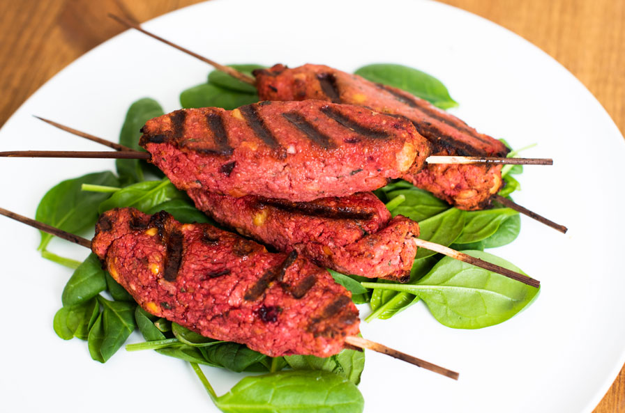 Chickpea & Beetroot Koftas