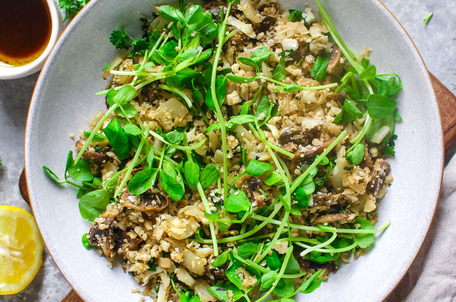 Cauliflower Rice Salad –