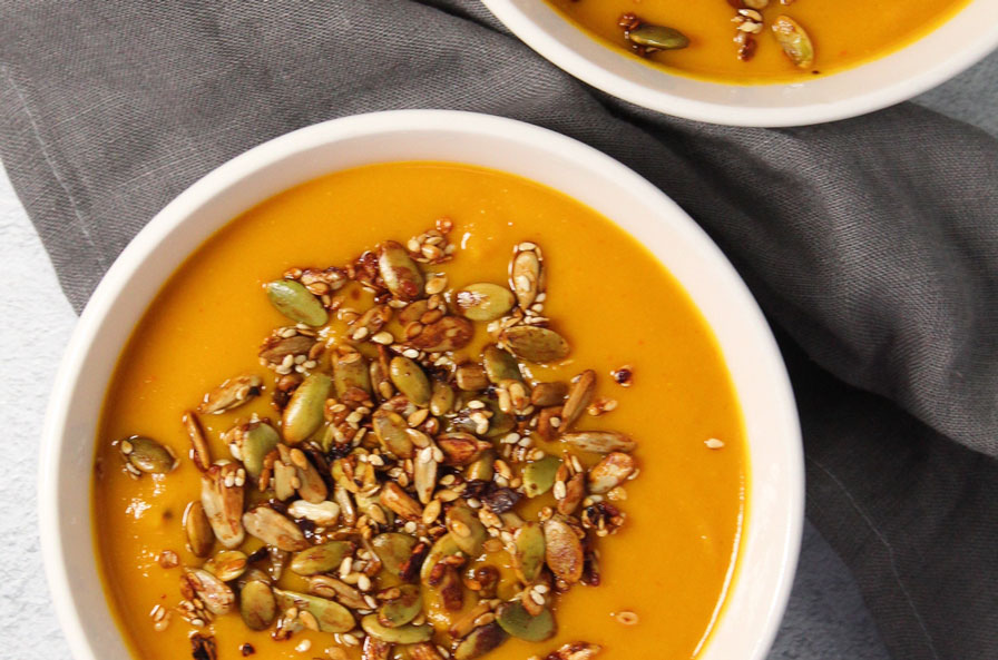 Carrot & Butter Bean Soup –