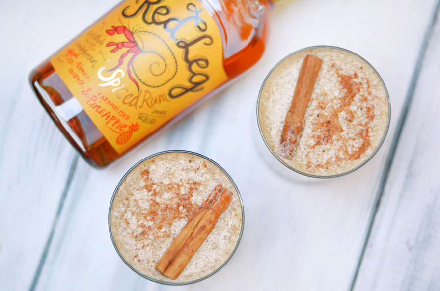 Vegan Eggnog with Caramelised Pineapple Rum –