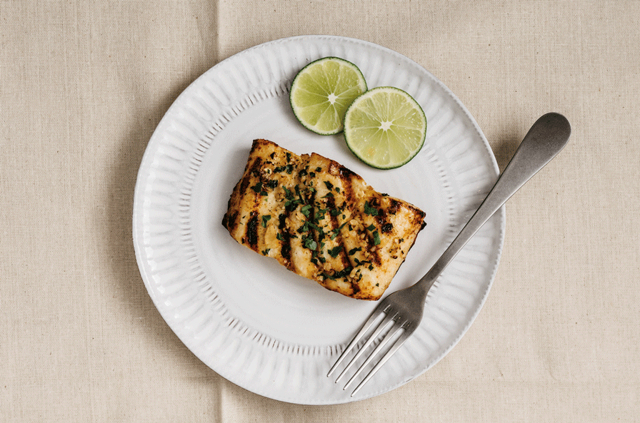 Grilled Citrusy Halibut –