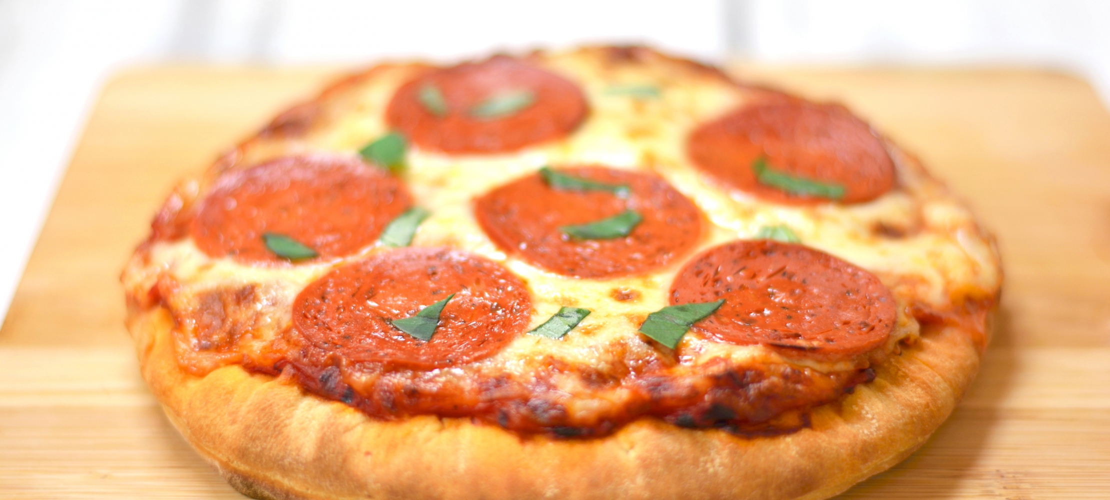 Grilled Pepperoni Pizza –