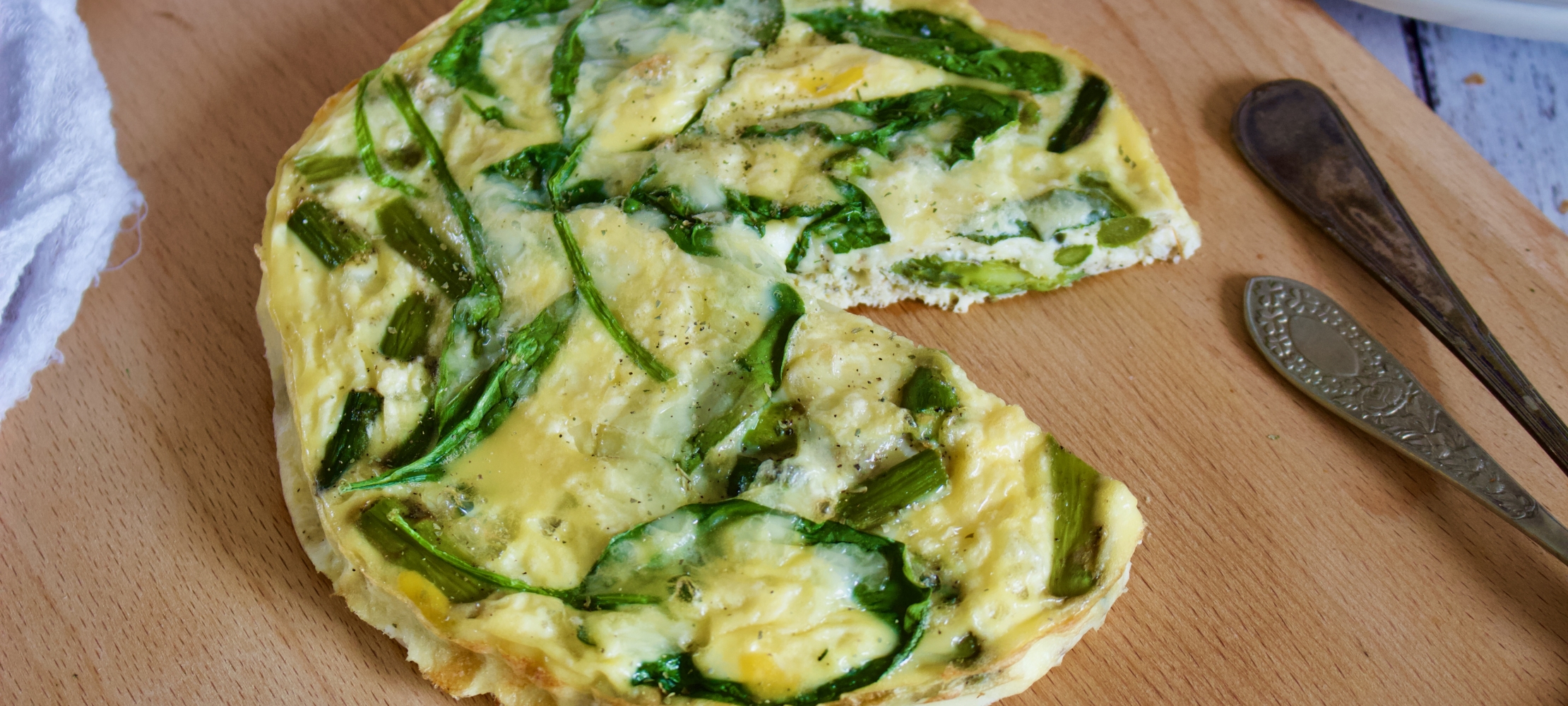 Asparagus & Cheese Egg Bake
