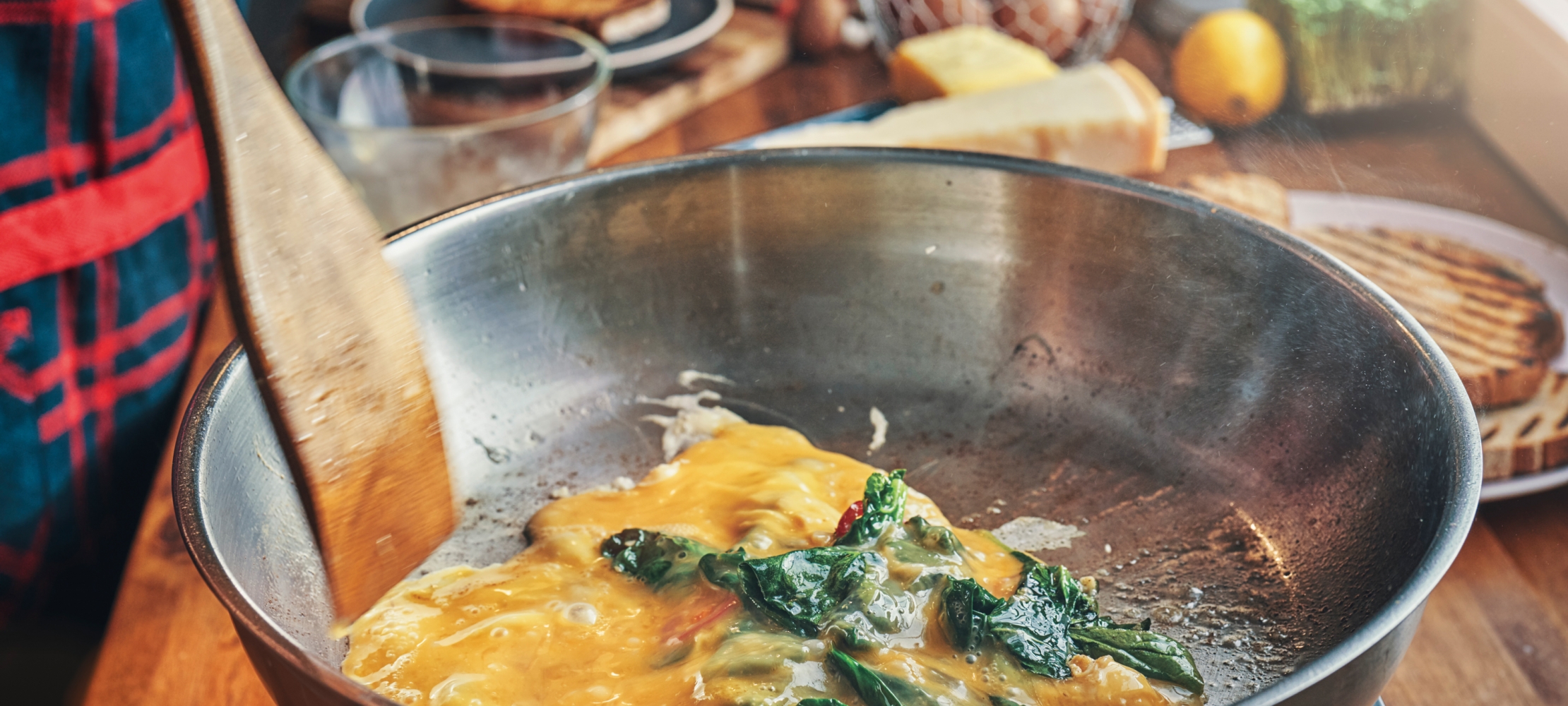 Red Onion & Spinach Frittata –