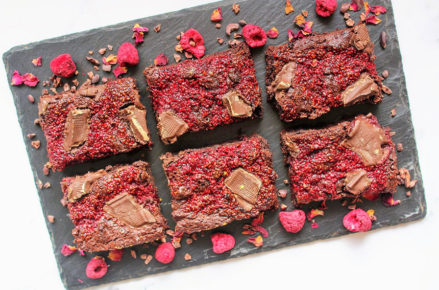 Raspberry Jam Brownies