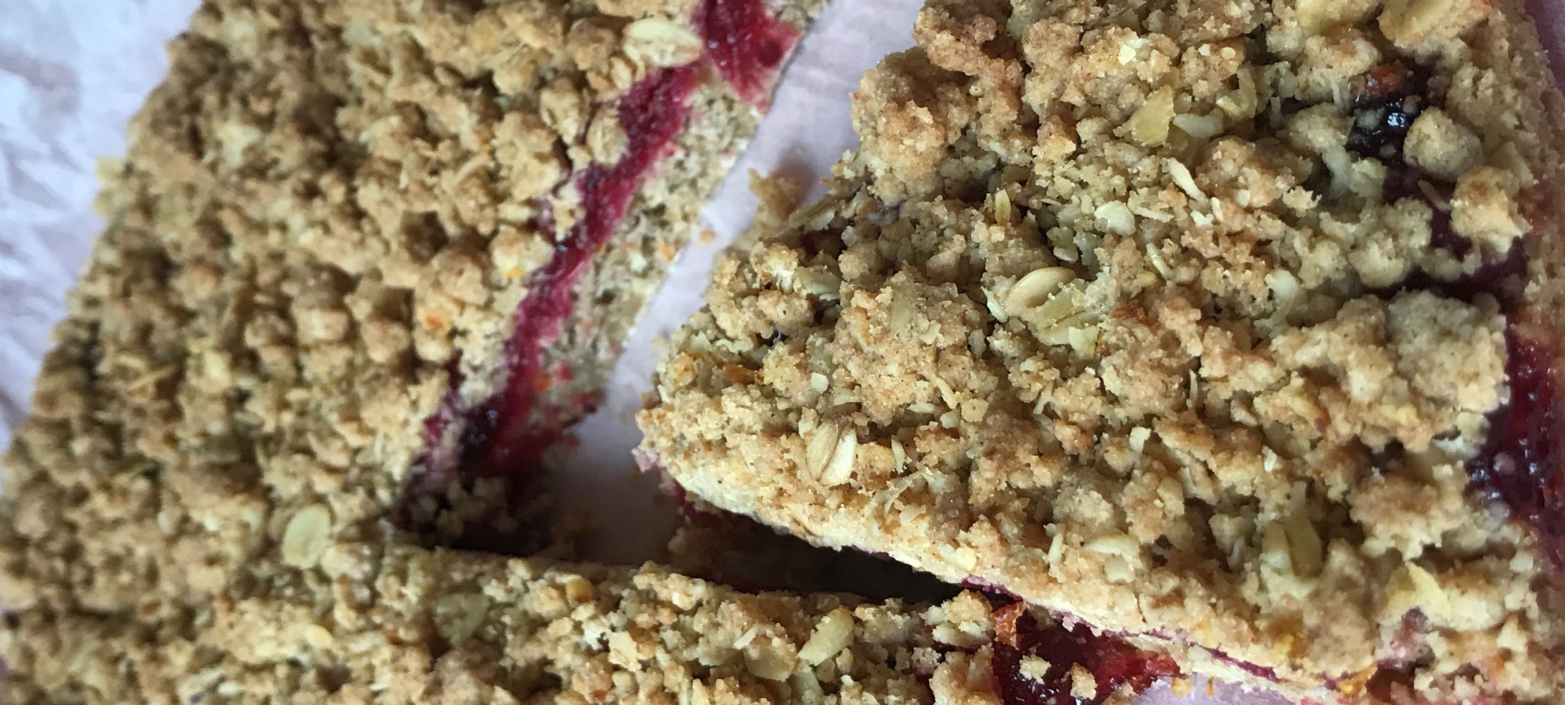 Cranberry Orange Oat Bars –