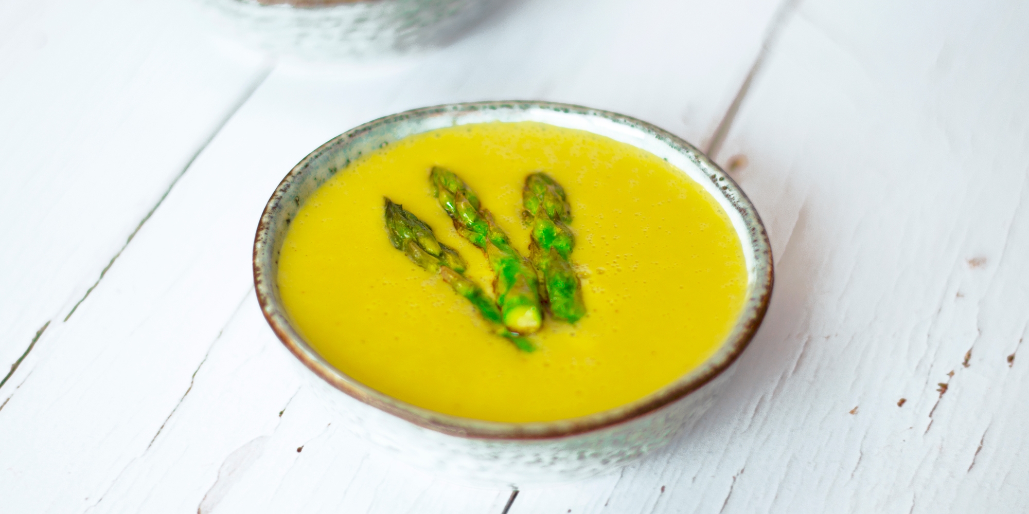 Asparagus, Garlic & Lemon Soup –