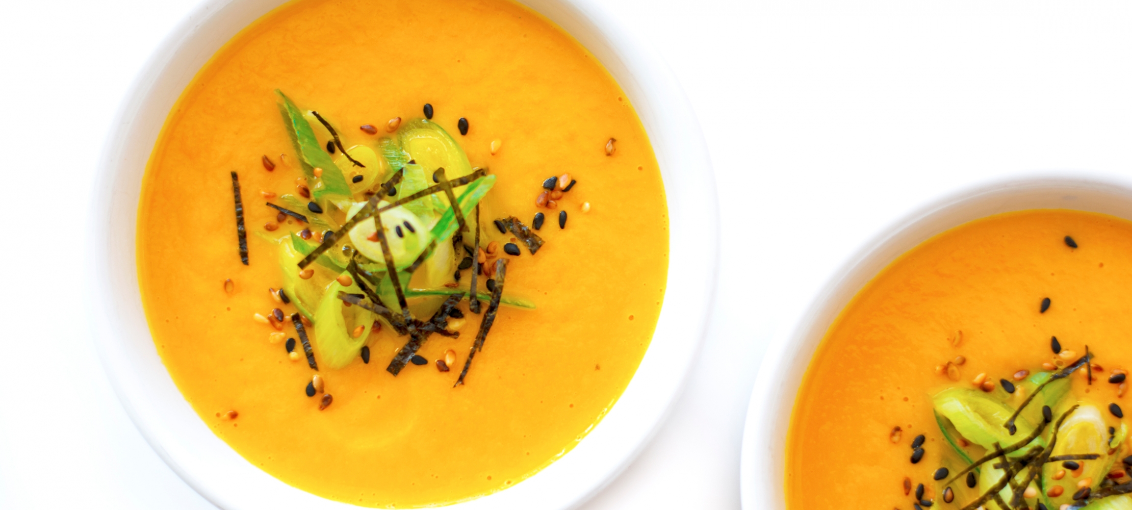 Ginger Miso Carrot Soup –