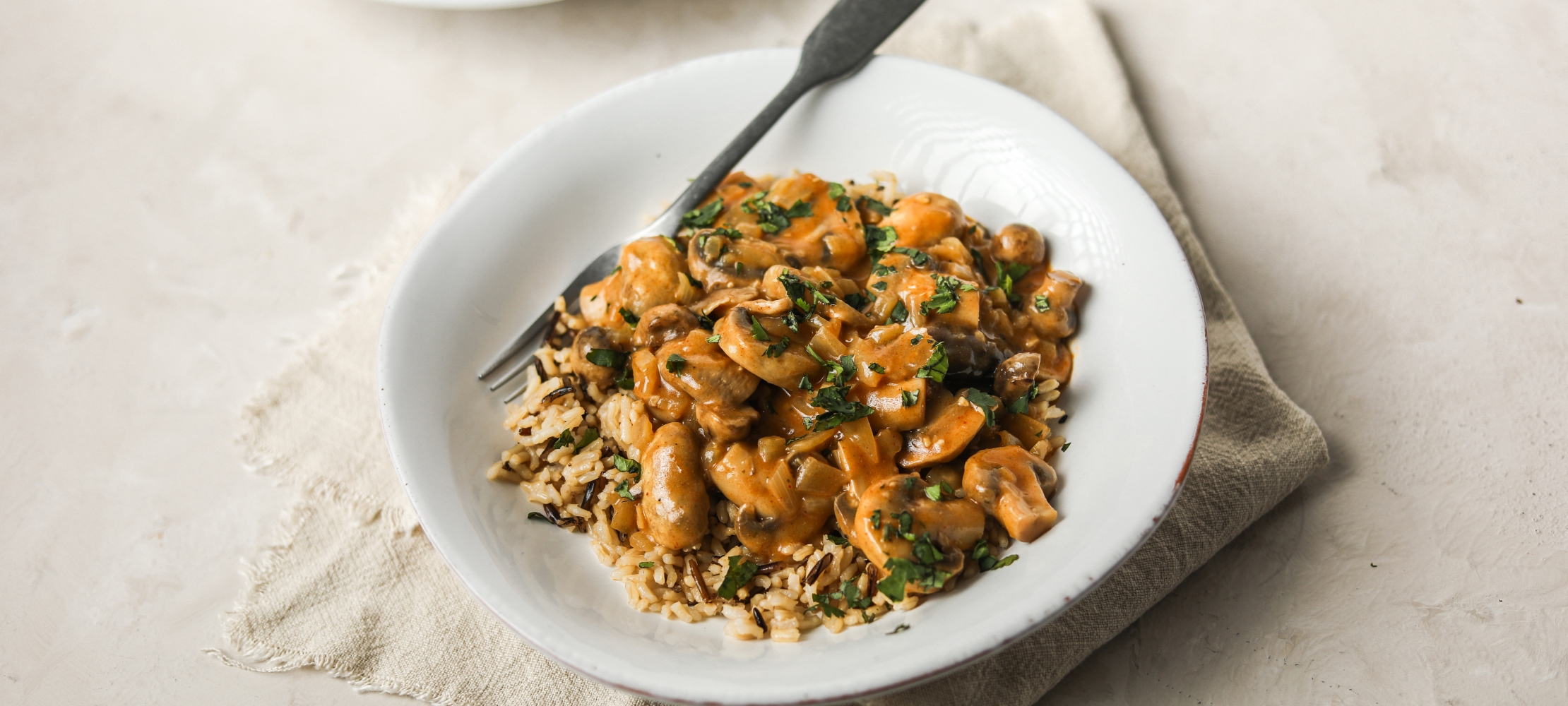 Mushroom Stroganoff –