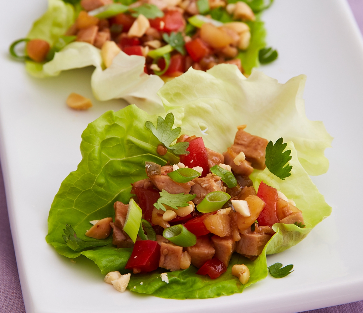 Spicy Pork Lettuce Cups