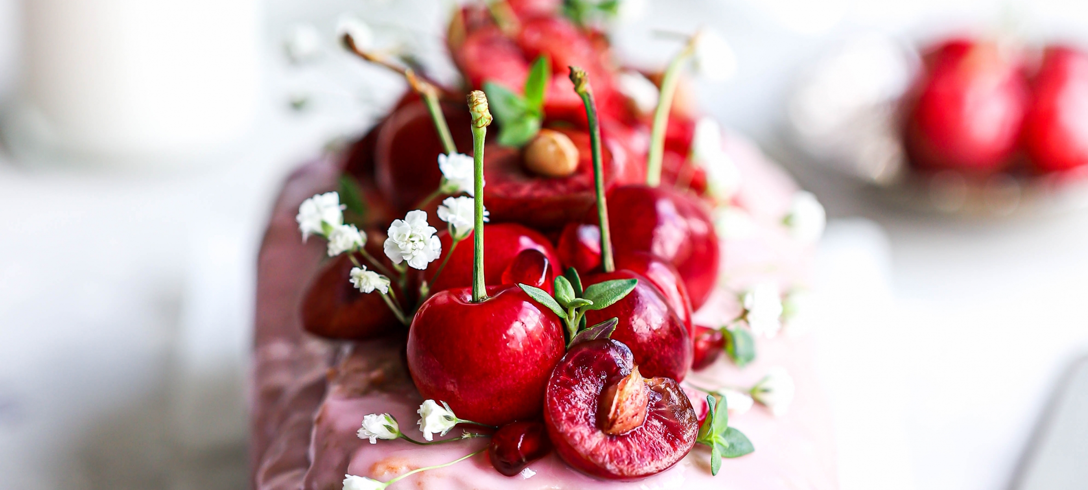 Cherry Glazed Banana Bread