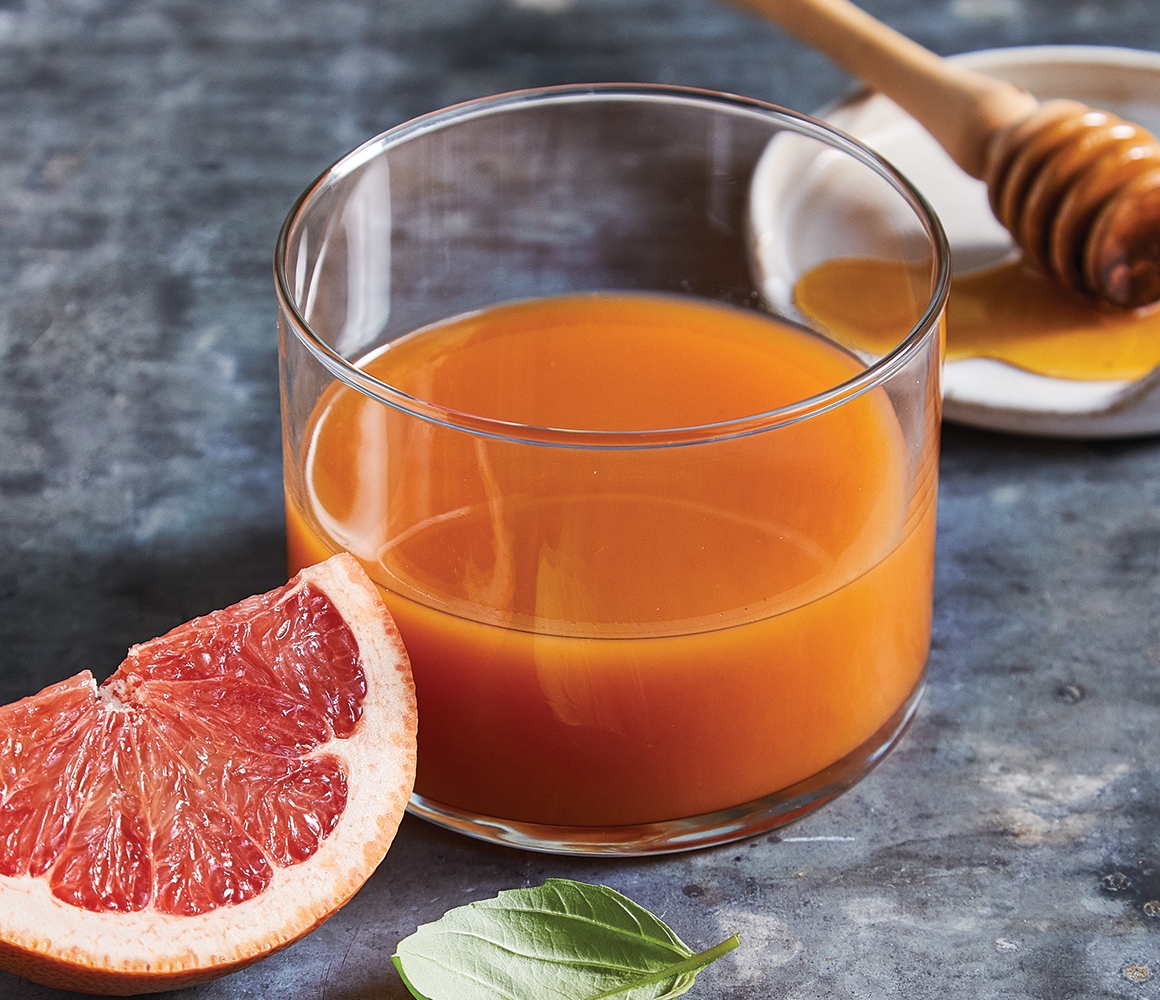 Grapefruit Basil Mixer