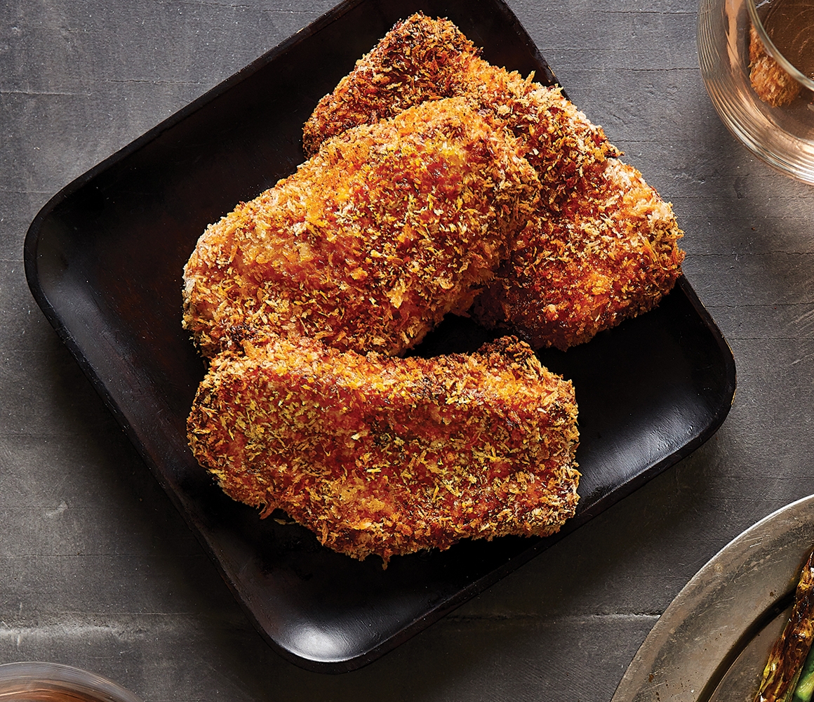 Panko Crusted Boneless Pork Chops
