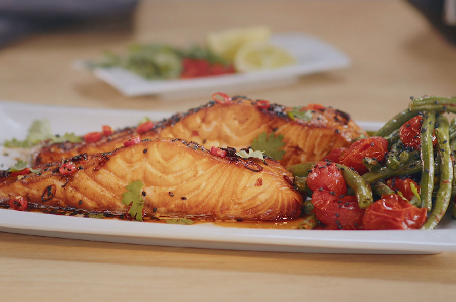 Soy & Lemongrass Salmon Fillets –