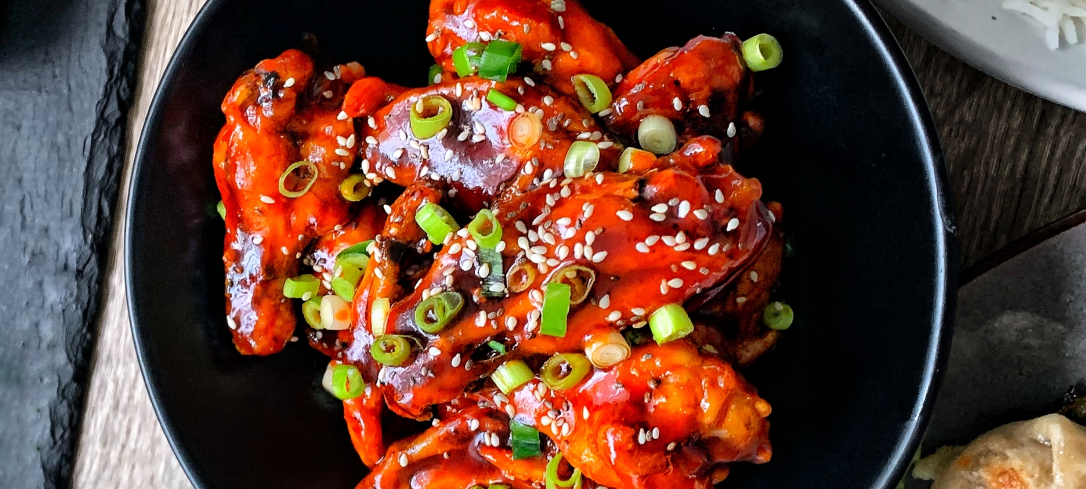 Sticky Korean Chicken Wings –