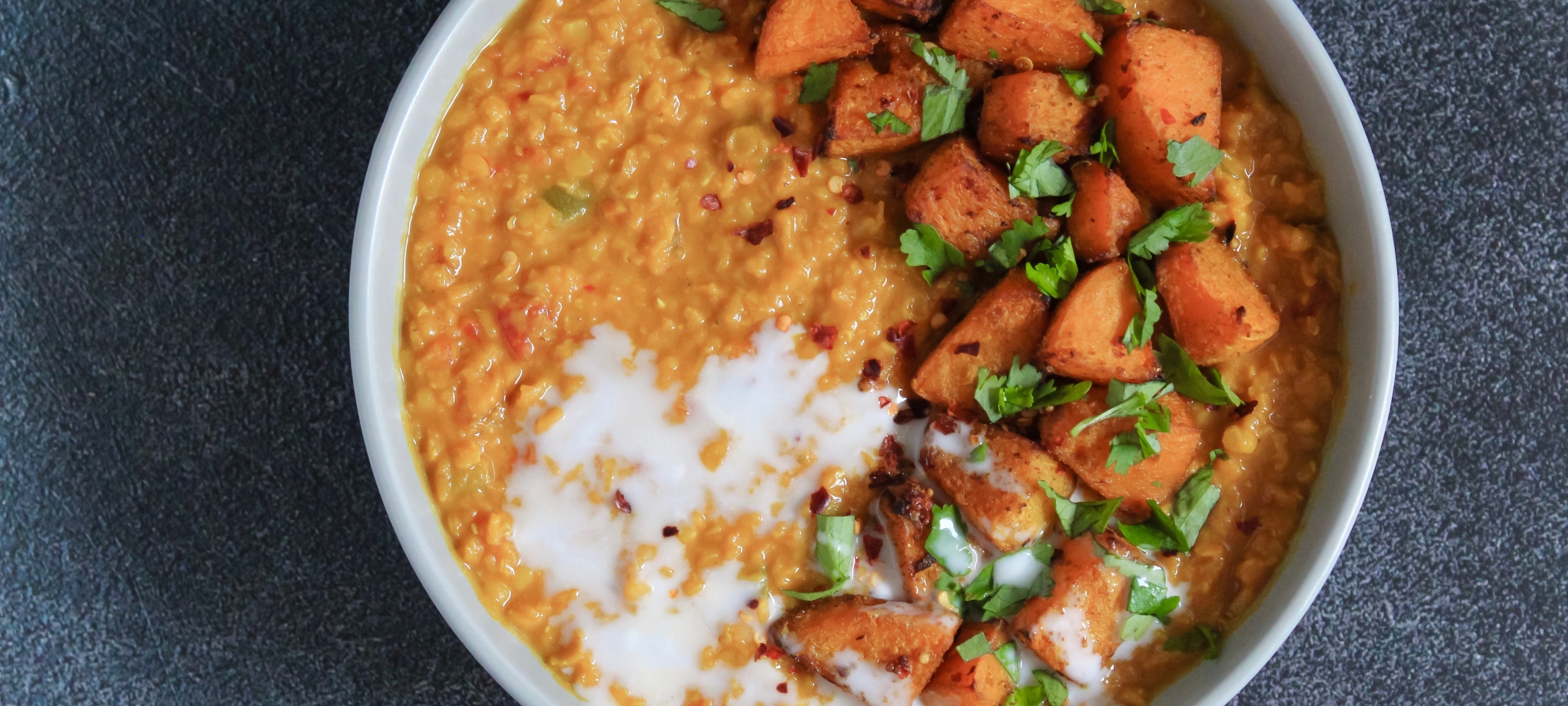 Coconut Dahl with Butternut Squash –