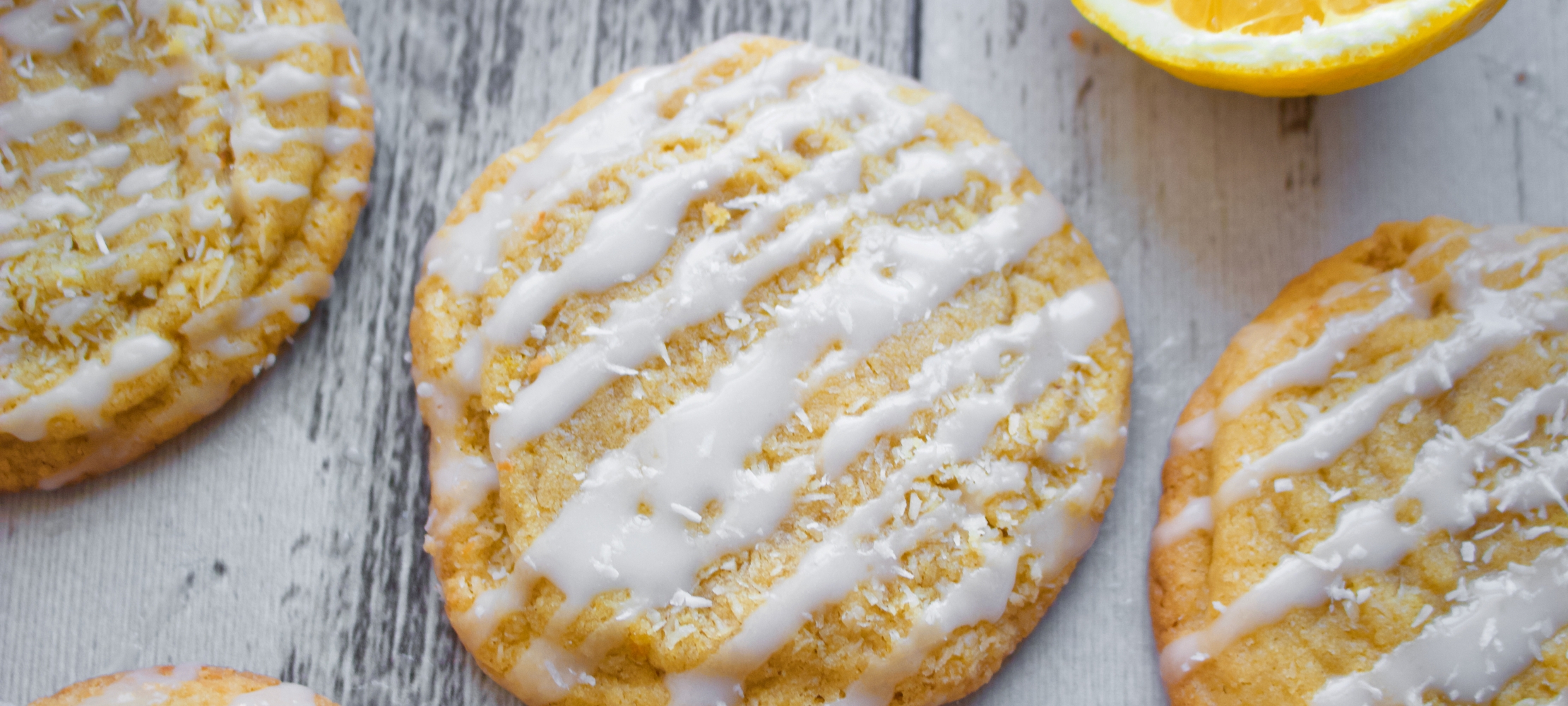 Lemon & Coconut Cookies –