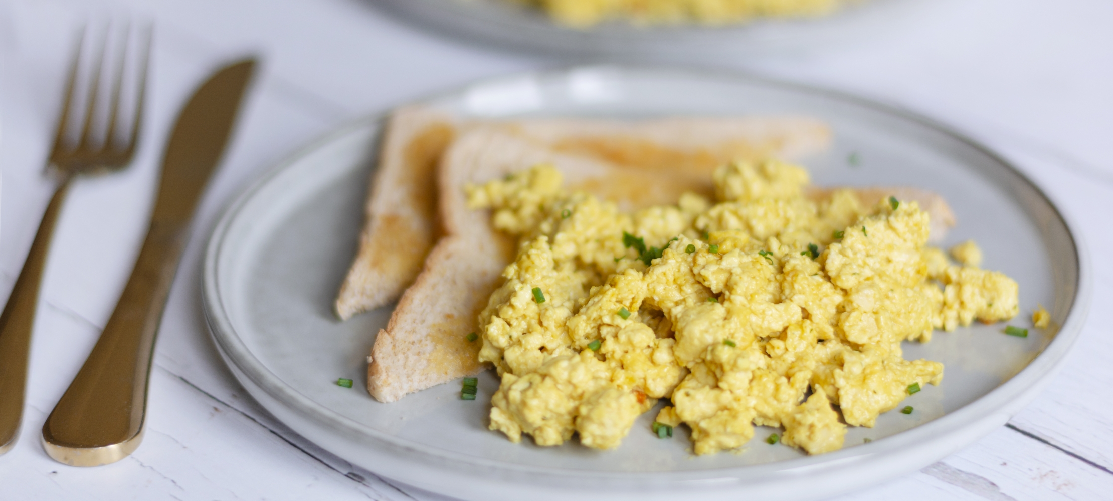 Tofu Scrambled Eggs –