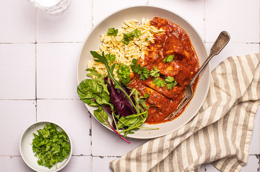 Chicken in Tomato Sauce –