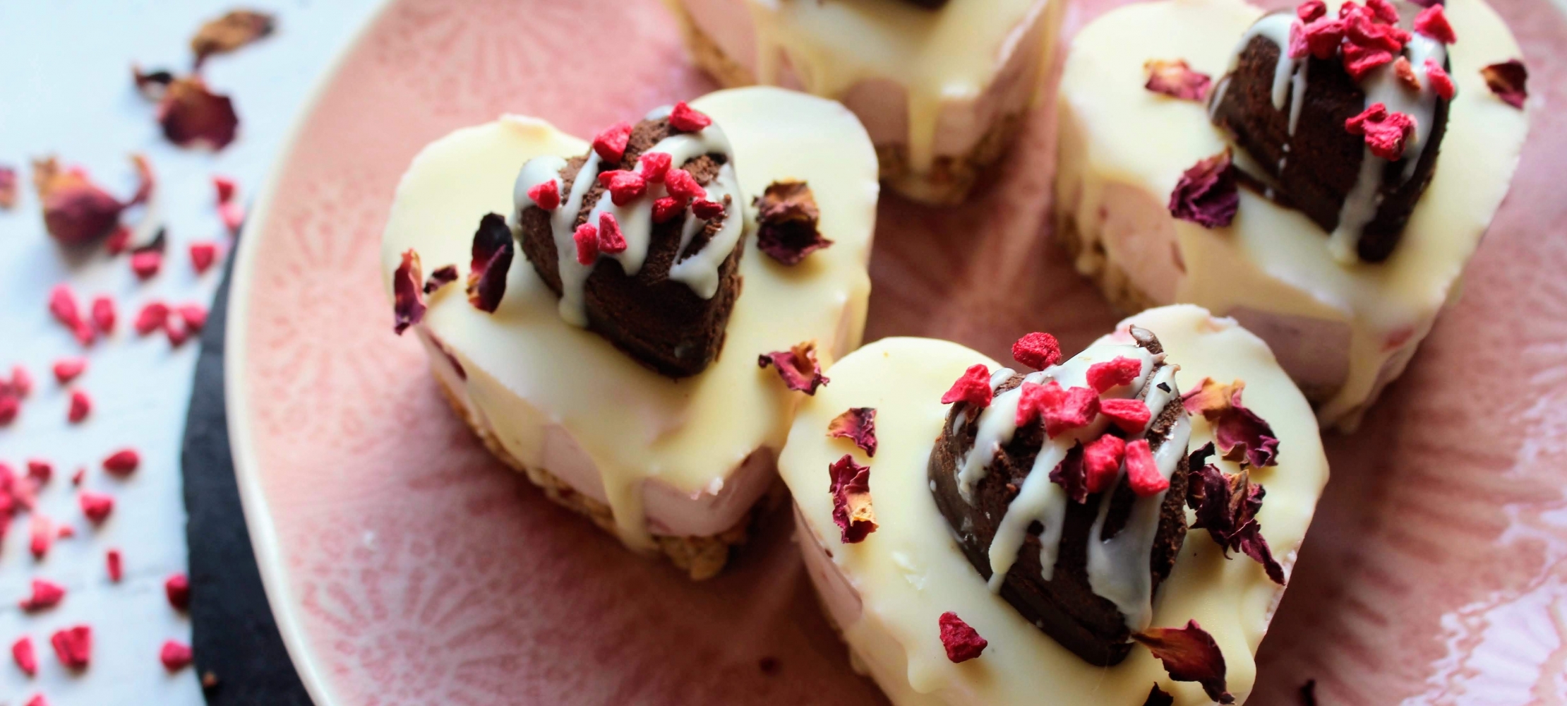 Heart Cheesecakes –