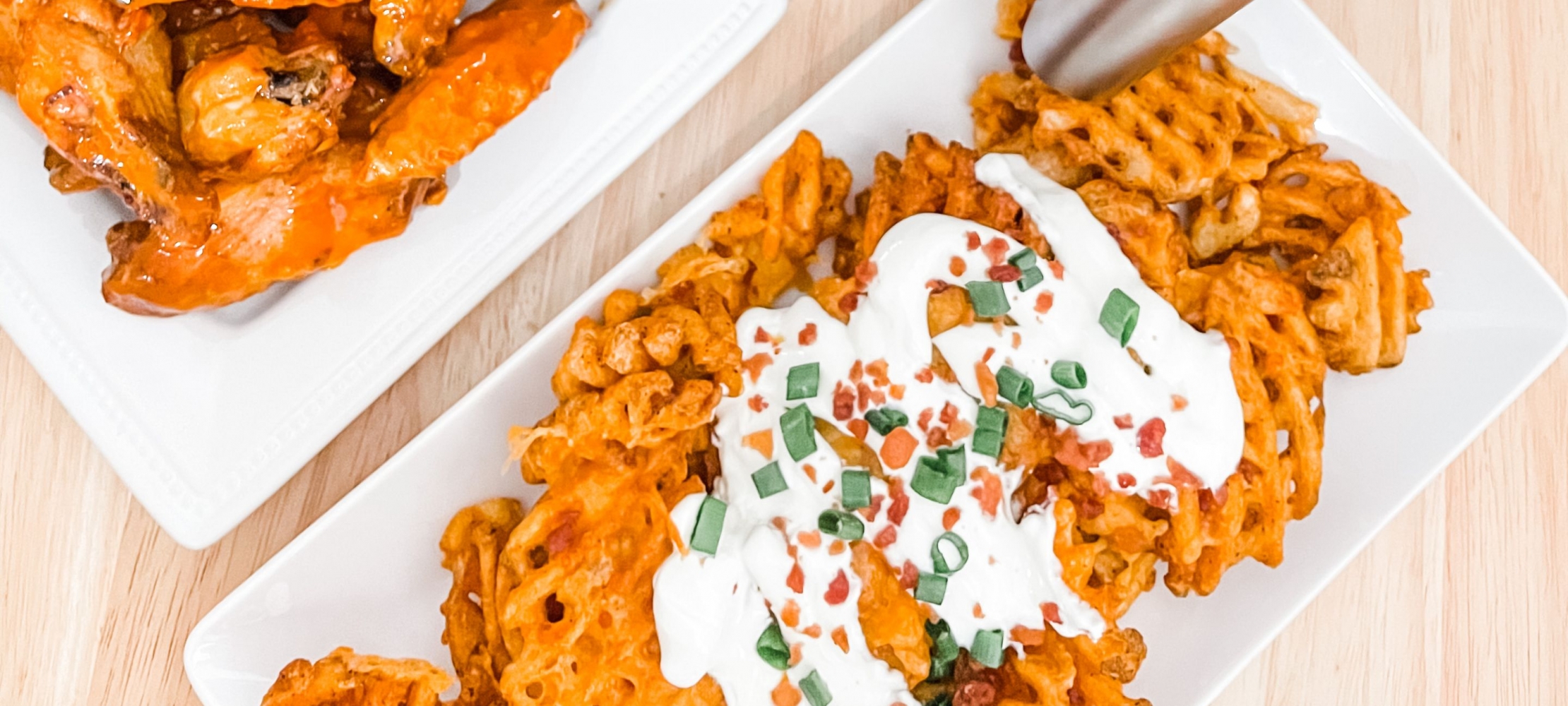 Buffalo Wings & Loaded Waffle Fries