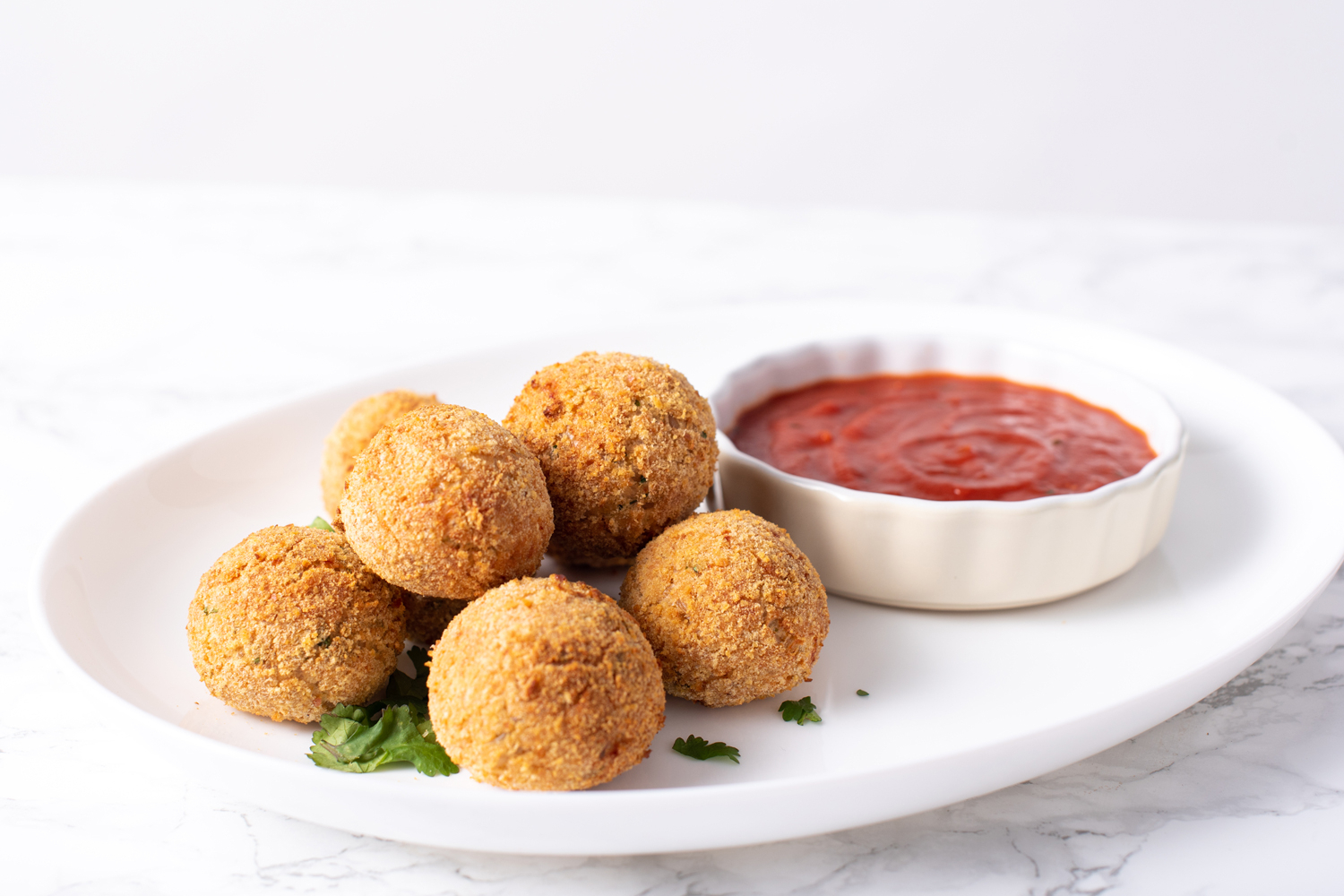 Cheesy Rice Balls –