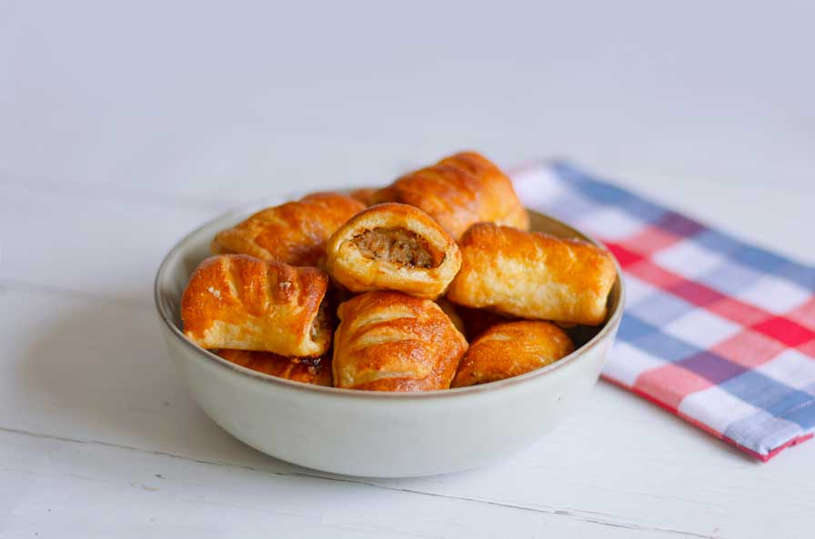 Coronation Sausage Rolls –
