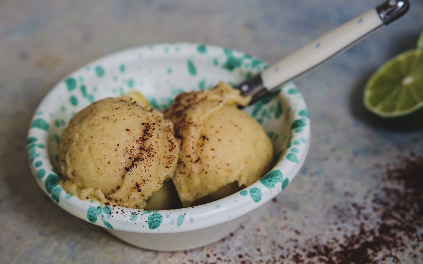 Pineapple and Sumac Sorbet –
