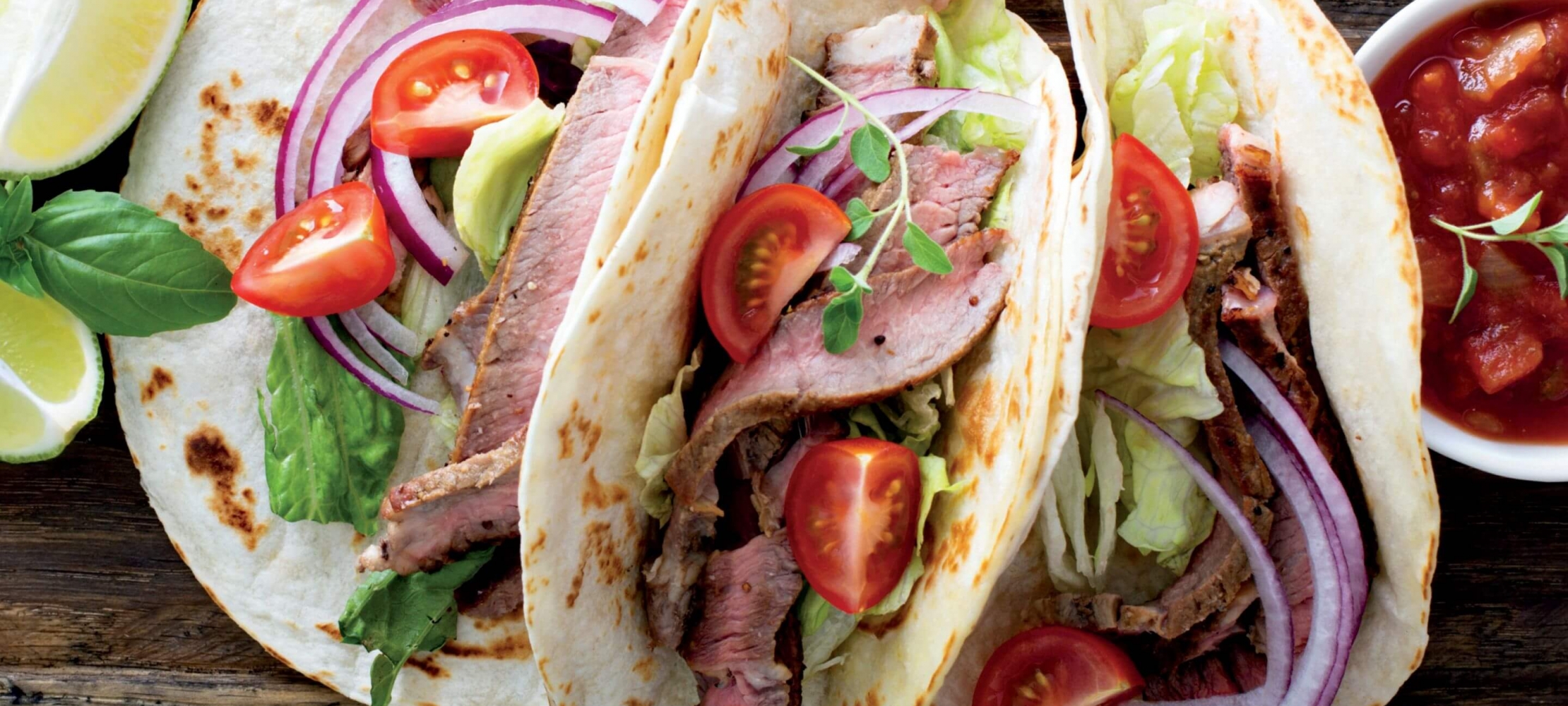Grilled Skirt Steak Tacos