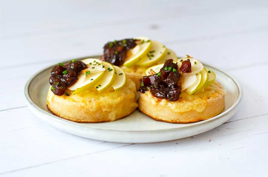 Ploughmans Crumpets –