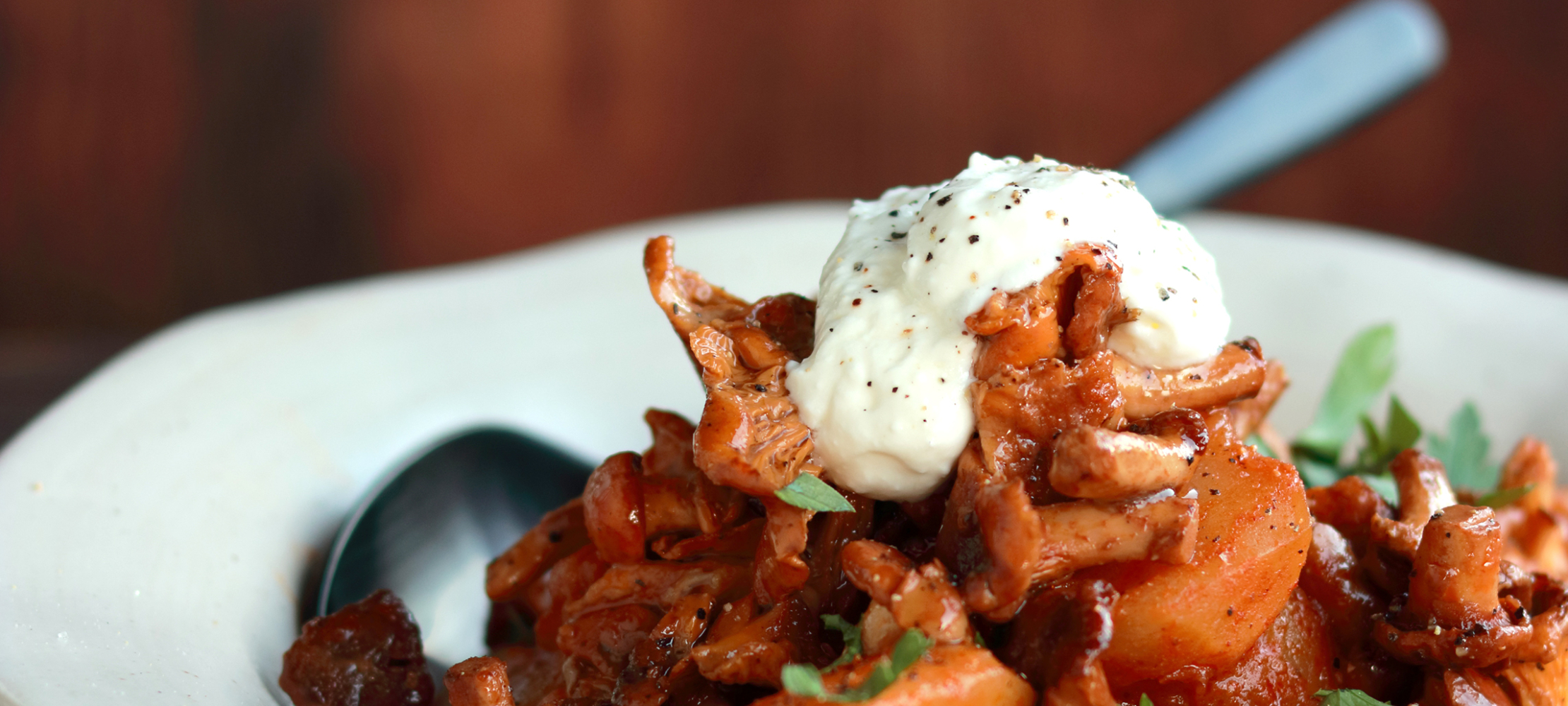 Potato Goulash with Chanterelles
