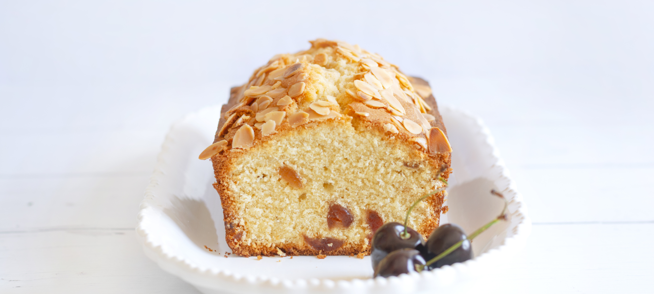 All in One Cherry and Almond Loaf Cake